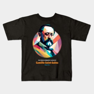 Camille Saint-Saëns WPAP Kids T-Shirt